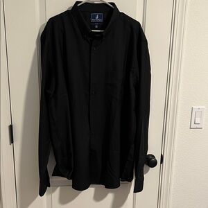 New Wool & Prince Men's Classic Black Button Down Shirt